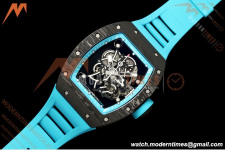 Richard Mille - RM055 Bubba Watson Black NTPT/Blu RU Skeleton Dial MILLEF RMUL2