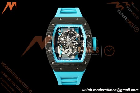 Richard Mille - RM055 Bubba Watson Black NTPT/Blu RU Skeleton Dial MILLEF RMUL2