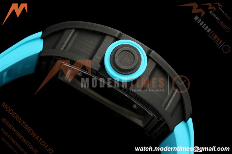 Richard Mille - RM055 Bubba Watson Black NTPT/Blu RU Skeleton Dial MILLEF RMUL2