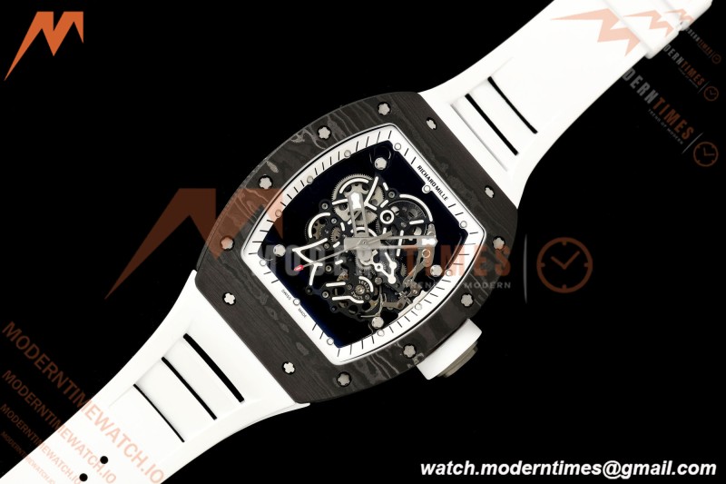 Richard Mille - RM055 Bubba Watson Black NTPT/Wht RU Wht/Blk Skeleton Dial MILLEF RMUL2 Free Sprung