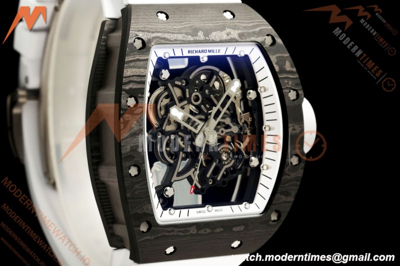 Richard Mille - RM055 Bubba Watson Black NTPT/Wht RU Wht/Blk Skeleton Dial MILLEF RMUL2 Free Sprung