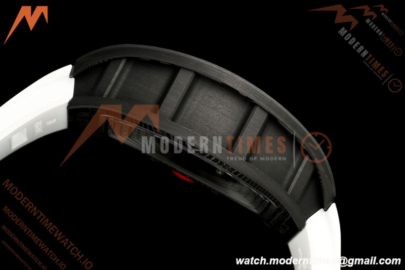 Richard Mille - RM055 Bubba Watson Black NTPT/Wht RU Wht/Red Skeleton Dial MILLEF RMUL2 Free Sprung