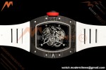 Richard Mille - RM055 Bubba Watson Black NTPT/Wht RU Wht/Red Skeleton Dial MILLEF RMUL2 Free Sprung