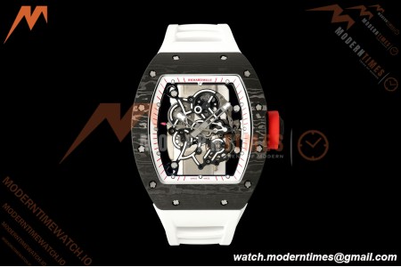Richard Mille - RM055 Bubba Watson Black NTPT/Wht RU Wht/Red Skeleton Dial MILLEF RMUL2 Free Sprung
