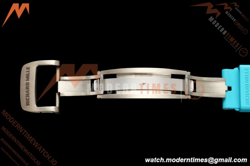 Richard Mille - RM055 Bubba Watson Black NTPT/Blue RU Skeleton Dial MILLEF RMUL2 Free Sprung