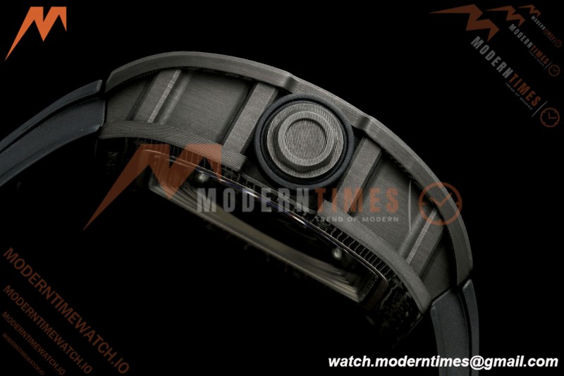 Richard Mille - RM055 Bubba Watson Black NTPT/Black RU RG/Blk Skeleton Dial MILLEF RMUL2 Free Sprung