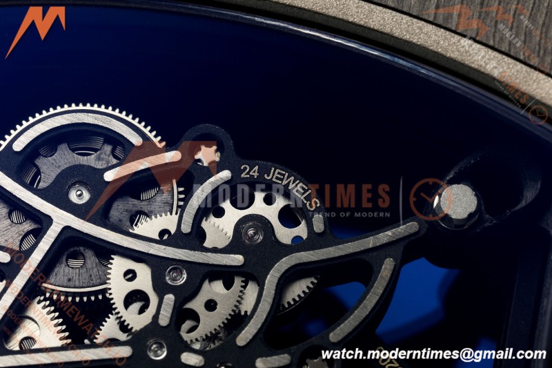 Richard Mille - RM055 Bubba Watson Black NTPT/Black RU RG/Blk Skeleton Dial MILLEF RMUL2 Free Sprung