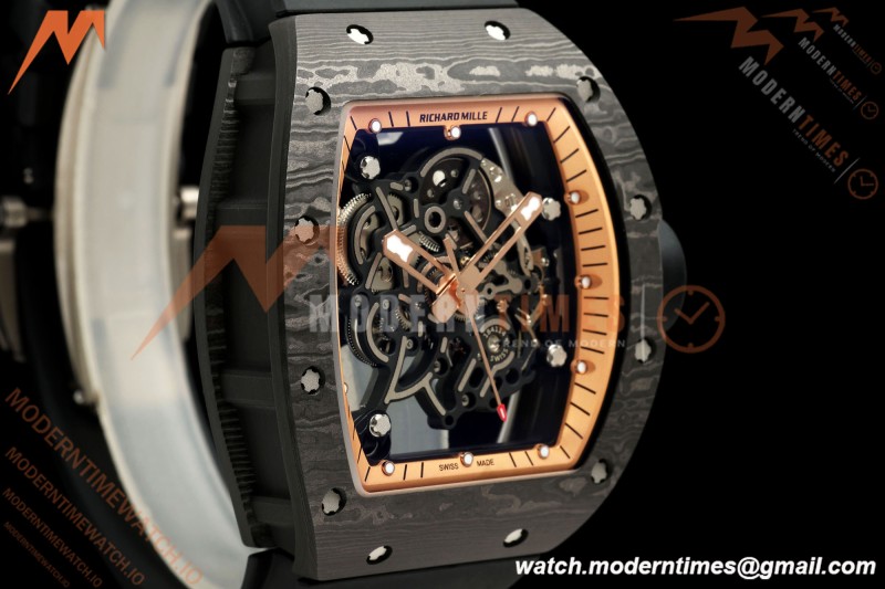 Richard Mille - RM055 Bubba Watson Black NTPT/Black RU RG/Blk Skeleton Dial MILLEF RMUL2 Free Sprung