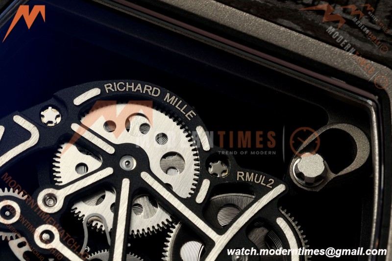 Richard Mille - RM055 Bubba Watson Black NTPT/Red RU Blk/Red Skeleton Dial MILLEF RMUL2 Free Sprung