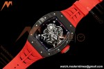 Richard Mille - RM055 Bubba Watson Black NTPT/Red RU Blk/Red Skeleton Dial MILLEF RMUL2 Free Sprung