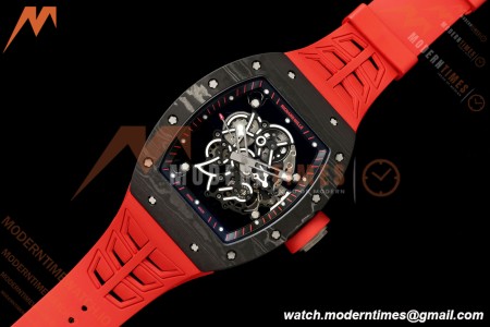 Richard Mille - RM055 Bubba Watson Black NTPT/Red RU Blk/Red Skeleton Dial MILLEF RMUL2 Free Sprung