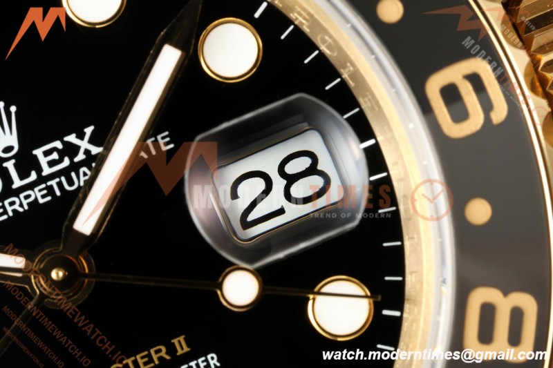 Rolex - GMT II 126718GRNR 40mm 904L Jub YG/YG Black Dial QF VR3285