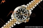 Rolex - GMT II 126713GRNR 40mm 904L Jub SS/YG Black Dial QF JH3285 Free Sprung