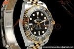 Rolex - GMT II 126713GRNR 40mm 904L Jub SS/YG Black Dial QF JH3285 Free Sprung