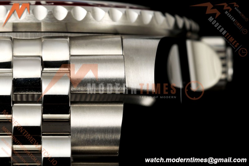 Rolex - GMT II 126710BLRO Pepsi 40mm 904L Jub SS/SS Black Dial QF JH3285 Free Sprung | QF Factory ロレックス GMTマスターII 126710BLRO「ペプシ」 40mm 904Lステンレススチール ブラックダイアル ジュビリーブレス JH3285搭載 フリースプラング