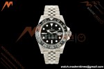 Rolex - GMT II 126710GRNR Bruce Wayne 40mm 904L Jub SS/SS Black Dial QF JH3285 Free Sprung