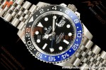 Rolex - GMT II 126710BLNR Batgirl 40mm 904L Jub SS/SS Black Dial QF JH3285 Free Sprung | QF Factory ロレックス GMTマスターII 126710BLNR「バットガール」 40mm 904Lステンレススチール ブラックダイアル ジュビリーブレス JH3285搭載 フリースプラング