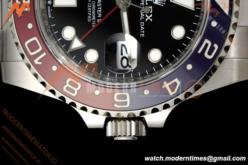 Rolex - GMT II 126710BLRO Pepsi 40mm 904L Oys SS/SS Black Dial RF JH3285