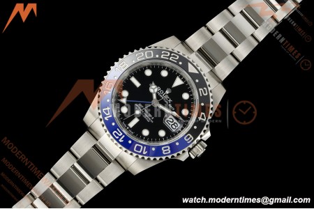 Rolex - GMT II 126710BLNR Batman 40mm 904L Oys SS/SS Black Dial RF JH3285