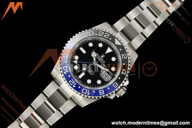 Rolex - GMT II 126710BLNR Batman 40mm 904L Oys SS/SS Black Dial RF JH3285