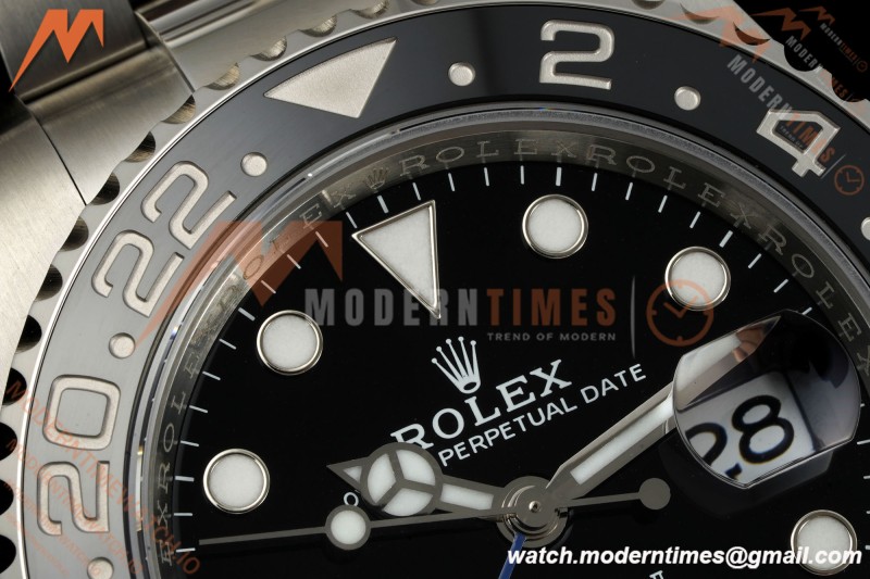 Rolex - GMT II 126710BLNR Batman 40mm 904L Oys SS/SS Black Dial RF JH3285