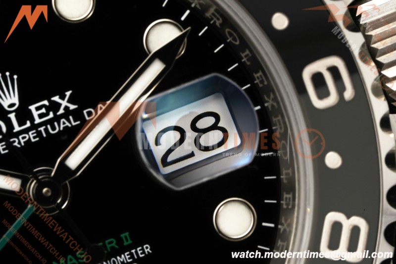 Rolex - GMT II 126710GRNR Bruce Wayne 40mm 904L Jub SS/SS Black Dial RF JH3285 Free Sprung