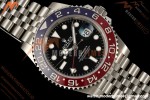 Rolex - GMT II 126710BLRO Pepsi 40mm 904L Jub SS/SS Black Dial RF JH3285 Free Sprung