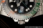 Rolex - GMT II 126720VTNR LHD 40mm 904L Jub SS/SS Black Dial RF JH3285 Free Sprung