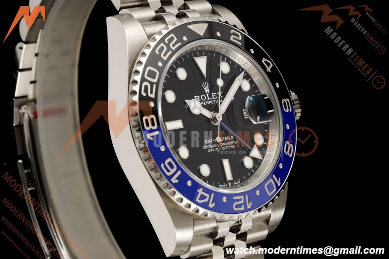 Rolex - GMT II 126710BLNR Batgirl 40mm 904L Jub SS/SS Black Dial RF JH3285