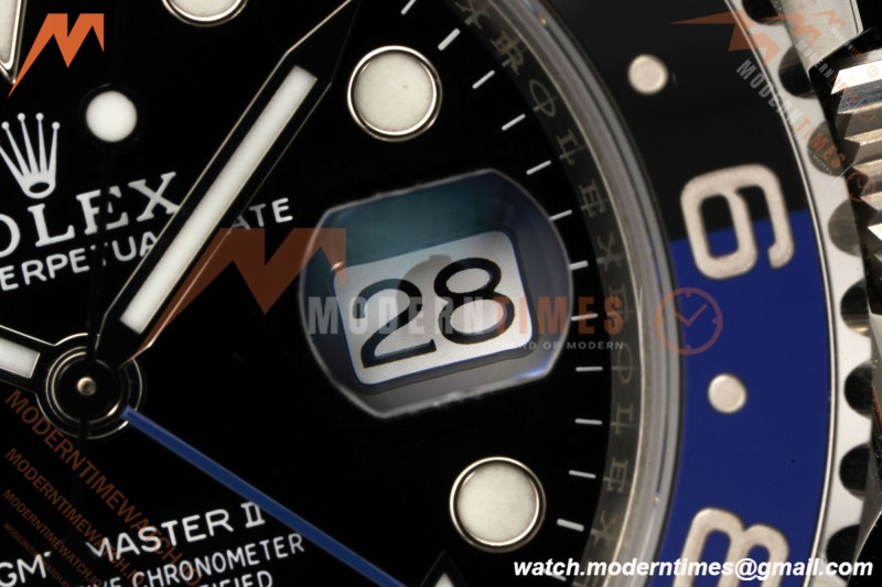 Rolex - GMT II 126710BLNR Batgirl 40mm 904L Jub SS/SS Black Dial RF JH3285
