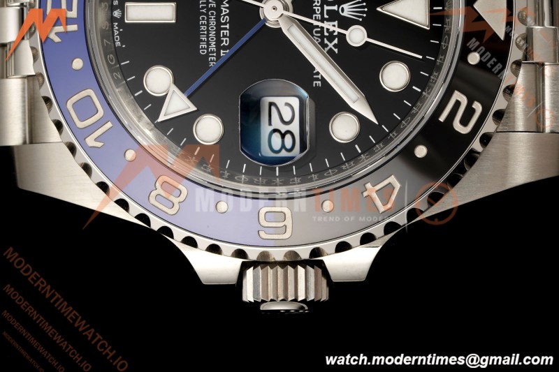 Rolex - GMT II 126710BLNR Batgirl 40mm 904L Jub SS/SS Black Dial RF JH3285
