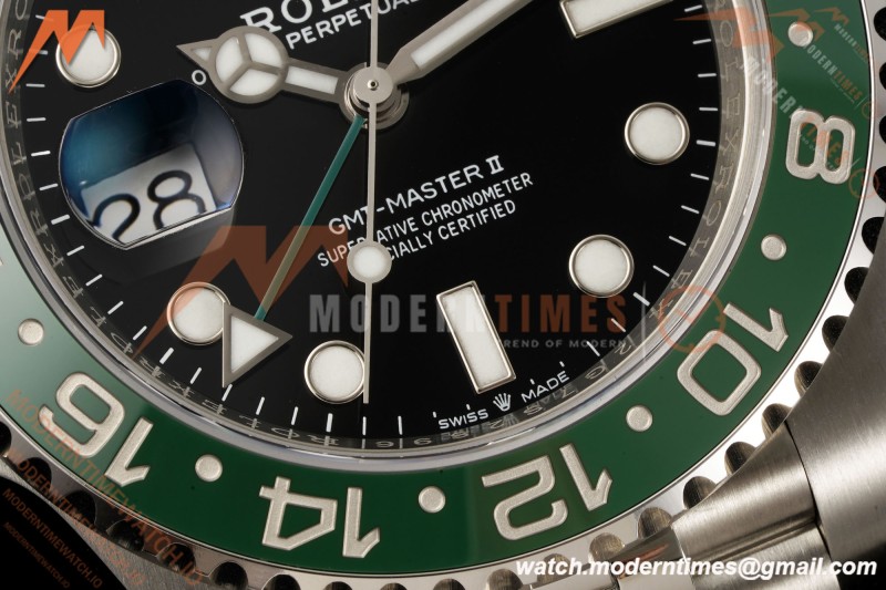 Rolex - GMT II 126720VTNR LHD 40mm 904L Jub SS/SS Black Dial RF JH3285