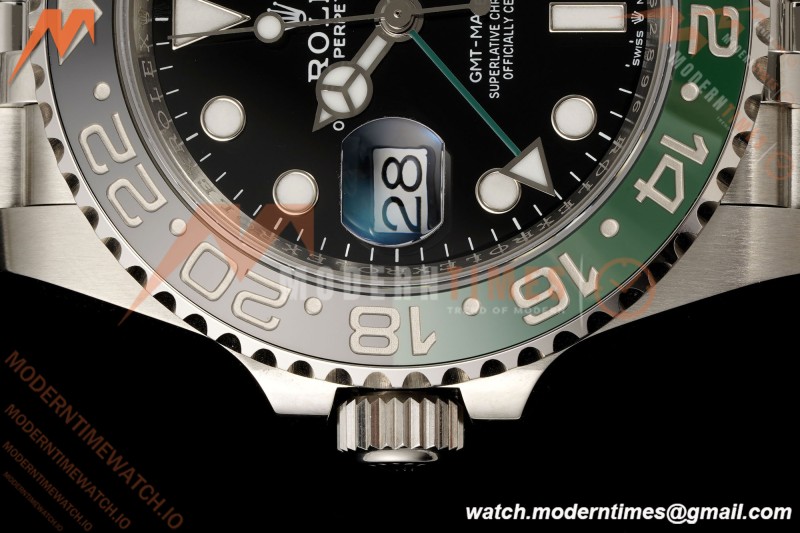 Rolex - GMT II 126720VTNR LHD 40mm 904L Jub SS/SS Black Dial RF JH3285