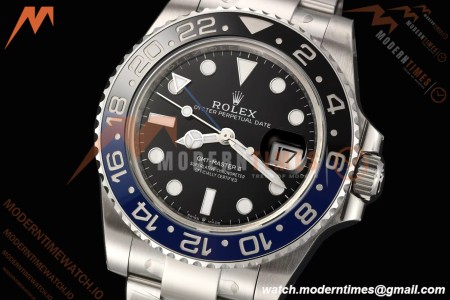 Rolex - GMT II 126710BLNR Batman 40mm 904L Oys SS/SS Black Dial VSF V3 DD3285