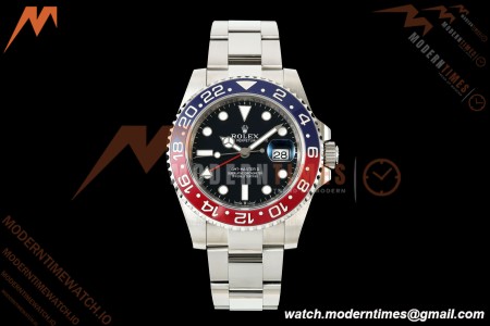 Rolex - GMT II 126710BLRO Pepsi 40mm Gain Weight 904L Oys SS/SS Black WF JH3285 CHS