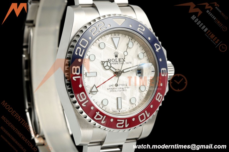 Rolex - GMT II 126719BLRO Pepsi 40mm Gain Weight 904L Oys SS/SS Meteorite Dial WF JH3285 CHS