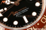 Rolex - GMT II 126715CHNR Rootbeer 40mm 904L Oys RG/RG Black QF JH3285 Free Sprung
