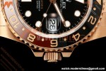 Rolex - GMT II 126715CHNR Rootbeer 40mm 904L Oys RG/RG Black QF JH3285 Free Sprung
