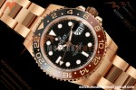 Rolex - GMT II 126715CHNR Rootbeer 40mm 904L Oys RG/RG Black QF JH3285 Free Sprung