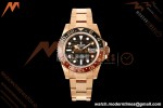 Rolex - GMT II 126715CHNR 40mm 904L Oys RG/RG Tiger Iron QF JH3285 Free Sprung