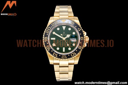 Rolex - GMT II 116718LN 904 Wrp YG/YG Grn KF VR3186 CHS