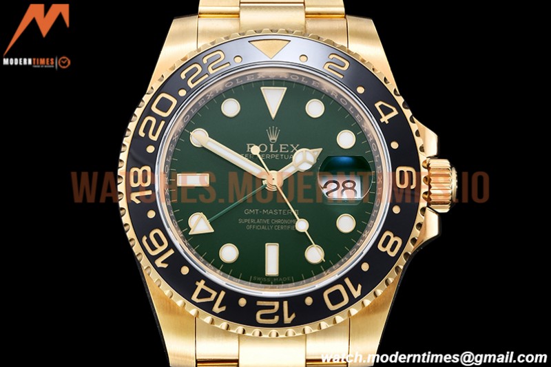Rolex - GMT II 116718LN 904 Wrp YG/YG Grn KF VR3186 CHS
