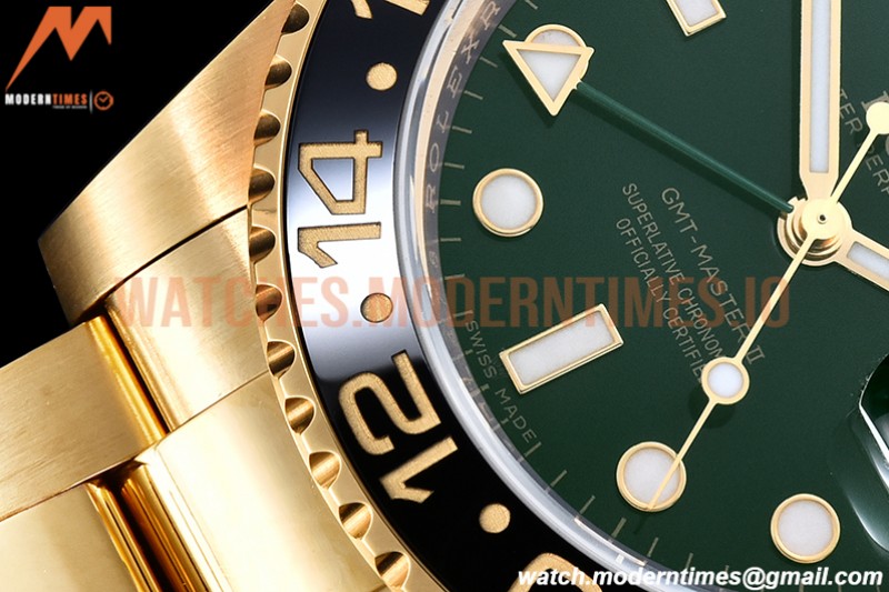 Rolex - GMT II 116718LN 904 Wrp YG/YG Grn KF VR3186 CHS