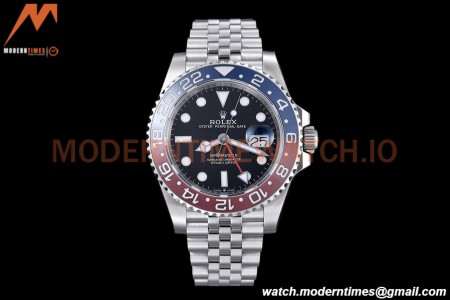 Rolex - GMT II 126710BLRO Jub 40mm 904L SS/SS Black EWF VR3285 CHS