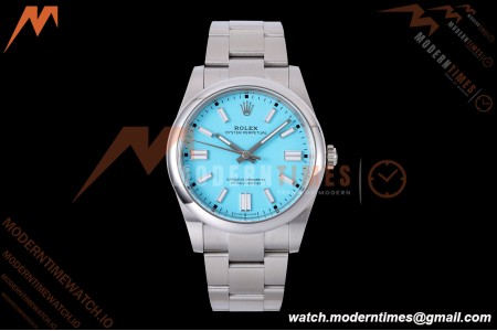 Rolex - Oyster Pert. 41mm 124300 SS/SS Turquoise Blue VF DD3230 | 롤렉스 - 오이스터 퍼페추얼 41mm 124300 스테인리스 스틸/스테인리스 스틸 터콰이즈 블루 VF DD3230