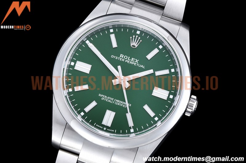 Rolex - Oyster Pert 41mm 124300 Oys SS/SS Green VSF VS3235