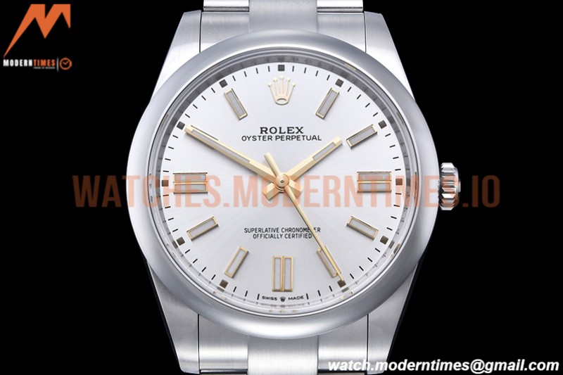 Rolex - Oyster Pert 41mm 124300 Oys SS/SS Silv VSF VS3235