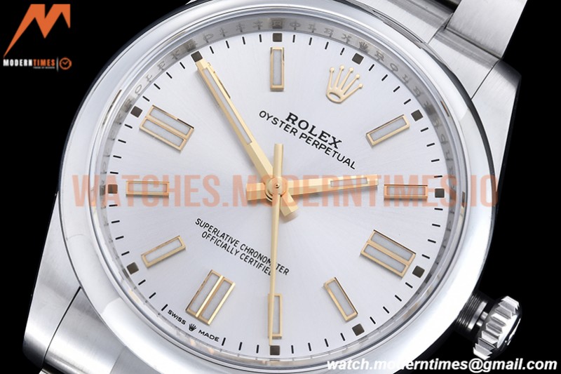 Rolex - Oyster Pert 41mm 124300 Oys SS/SS Silv VSF VS3235