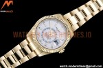 Rolex - Skydweller 326938 YG/YG White Noob Asian 23J
