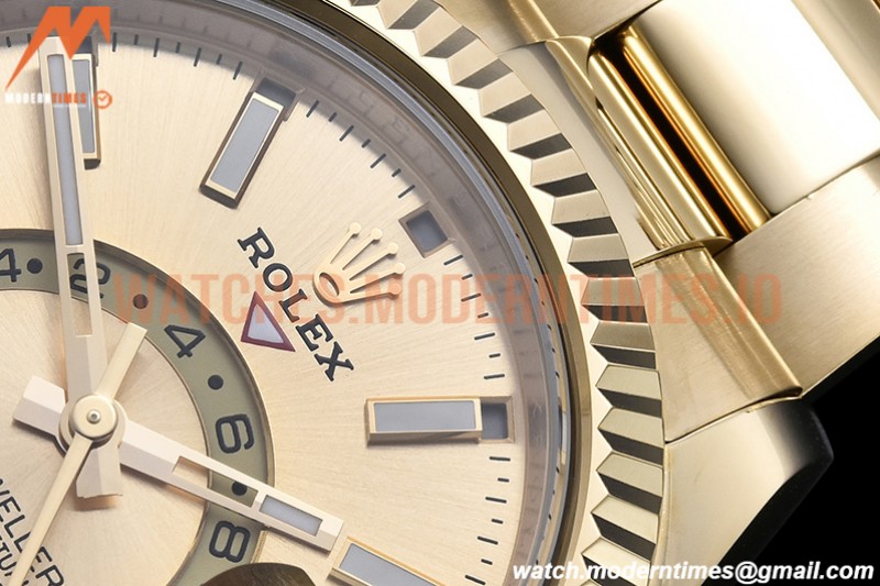 Rolex - Skydweller 326938 YG/YG Gold Noob Asian 23J